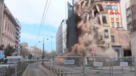 ՏԵՍԱՆՅՈՒԹ․ Ստամբուլի կենտրոնում հինգհարկանի շենք է փլուզվել