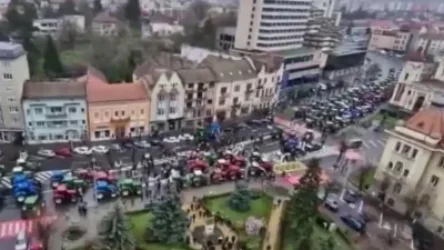 ՏԵՍԱՆՅՈՒԹ. 10 հազար ֆերմերներ տրակտորներով փակել են Ռումինիայի գլխավոր մայրուղիները