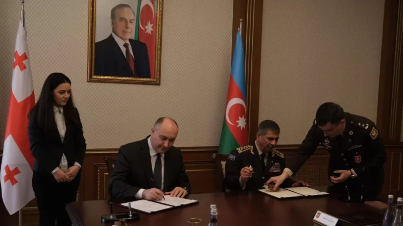 Ադրբեջանն ու Վրաստանը ռազմական համագործակցության համաձայնագիր են ստորագրել