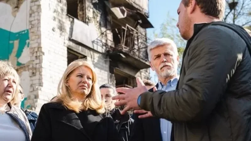 Չեխիայի նախագահը և Սլովակիայի նախագահը ժամանել են Կիև