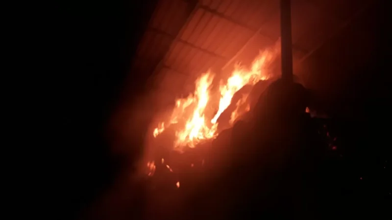 Large Fire in Geghadir; Residents also Participate in Firefighting Efforts