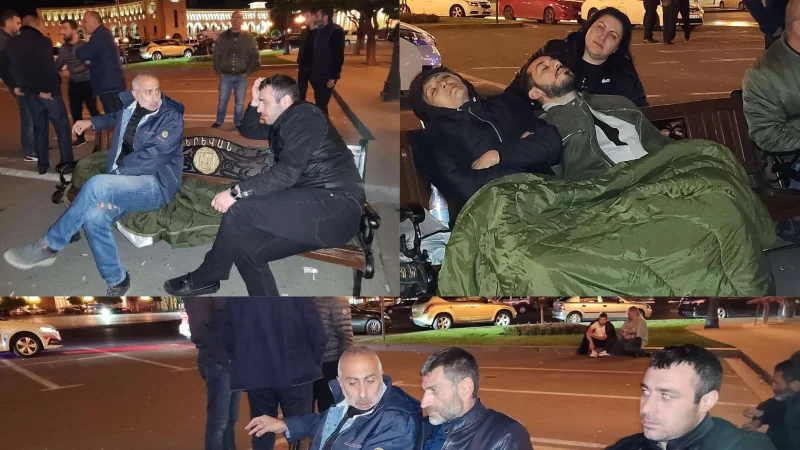 Գայանե Հակոբյանի աջակիցները գիշերն անցկացրել են Հանրապետության հրապարակում