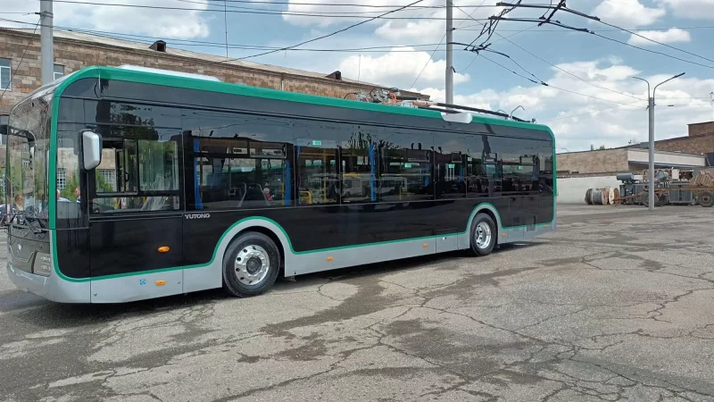 Երևան է ժամանել ևս 4 նոր տրոլեյբուս