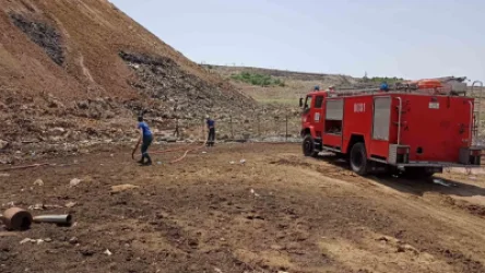 ԼՈՒՍԱՆԿԱՐՆԵՐ. Նուբարաշենի աղբավայրում բռնկված հրդեհը մարվել է