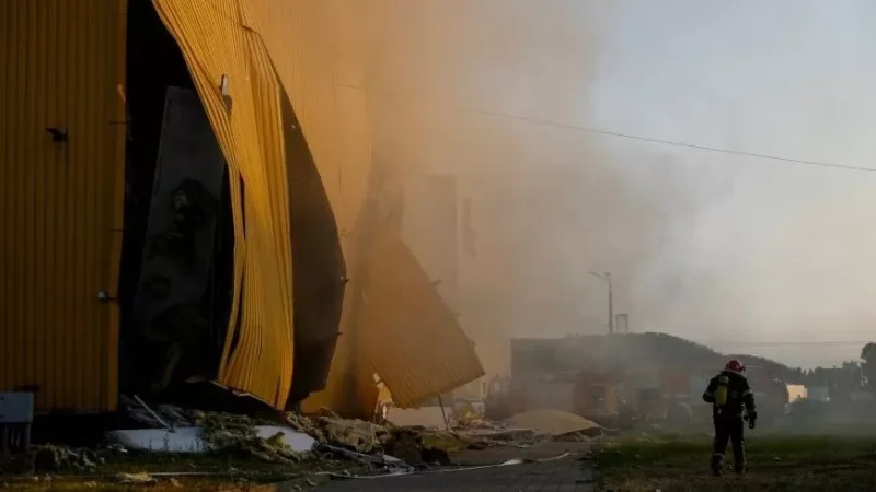 Photos: The Largest Drone Attack on Kyiv Since the Outbreak of War