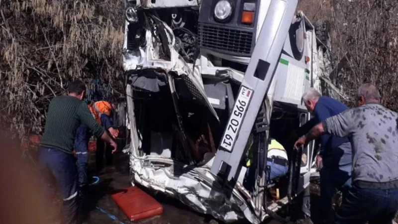 Սյունիքում դպրոցական ավտոբուսի՝ գետն ընկնելու դեպքի հանգամանքները պարզվել են