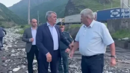 ՏԵՍԱՆՅՈՒԹ. Վերին Լարսի անցակետի մոտ հեղեղումներ են