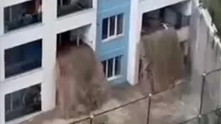 ՏԵՍԱՆՅՈՒԹ․ Անկարայում հորդառատ անձրևների հետևանքով հեղեղվել են շենքերի առաջին հարկերը