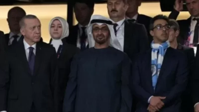 Photos: Erdogan and UAE President Attend Manchester City vs Inter Final Match
