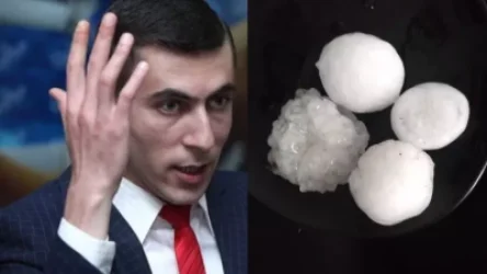 Հավկիթի չափ կարկուտ. Գագիկ Սուրենյանը նկարներ է հրապարակել