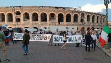 Իտալիայում Կիևին զենք մատակարարելու դեմ բողոքի ակցիա է անցկացվել