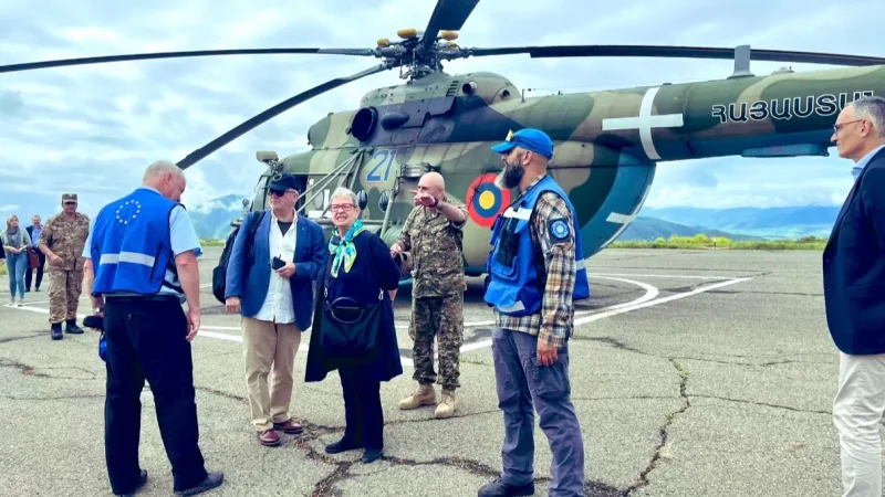 ԵՄ դիտորդները Սիսիանի օդանավակայանում են