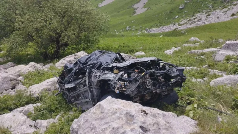 Photos: Car Accident Near Haghartsin Village, Injuries Reported