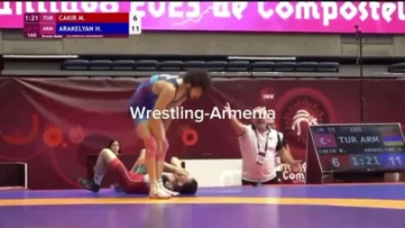 ՏԵՍԱՆՅՈՒԹ․ Հոմերոս Առաքելյանը հաղթեց թուրք մրցակցին՝ դառնալով Եվրոպայի երիտասարդական առաջնության բրոնզե մեդալակիր