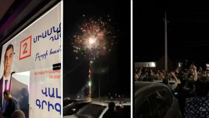 Փարաքարում հաղթանակ նշողներին տուգանել են. «Հրապարակ»