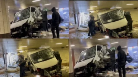 Մոսկվայում «Գազել»-ը մխրճվել է մետրոյի գետնանցման մեջ