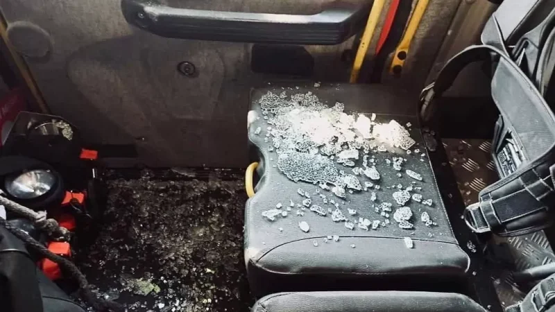 Photos: Church and Trolleybus Shelled in Kherson, Casualties Reported