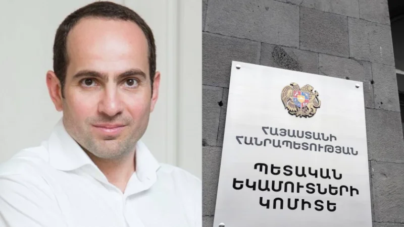 Քոչարյանի որդին դատի  է տվել ՊԵԿ-ին