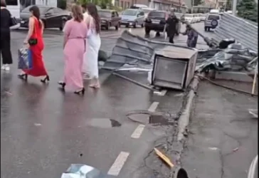 Ապարանում պտտահողմի հետևանքով կան տուժածներ