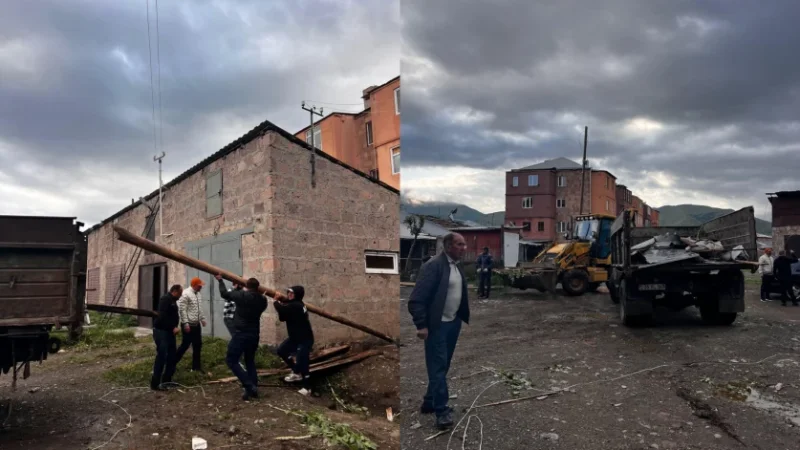 Աղետի հետևանքները՝ Ապարանում