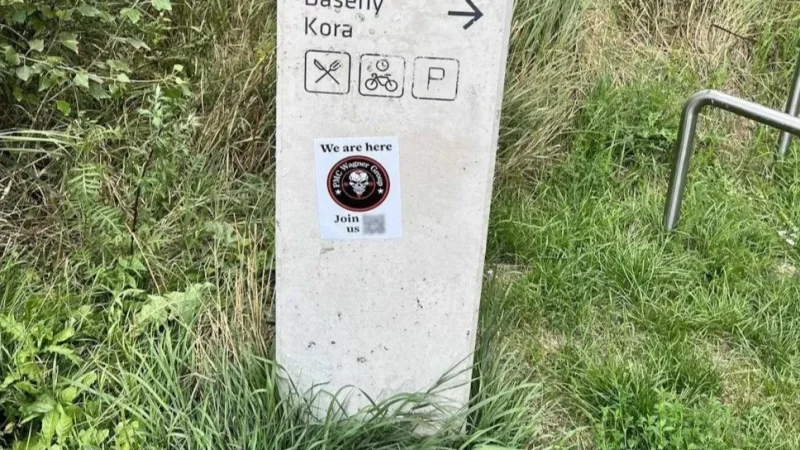 Posters Featuring 'Wagner' Symbols and Calls to Join Surface in Poland