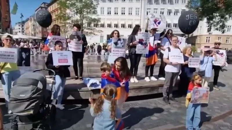 Բողոքի ակցիա Կոպենհագենում՝ ի պաշտպանություն Արցախի