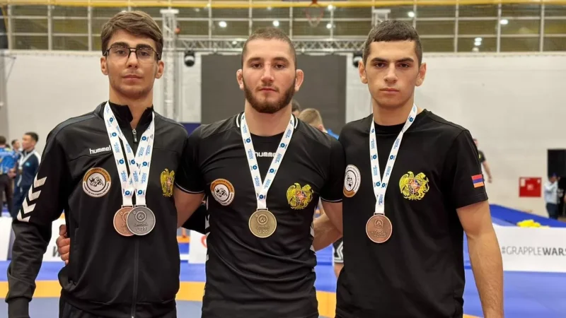 Հայաստանի թիմը 3 մեդալ է նվաճել․ Գրեփլինգի աշխարհի առաջնություն