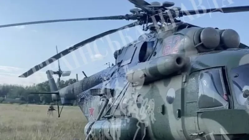 Russian Mi-8 Military Helicopter Landed at One of Ukraine's Armed Forces Bases: Media