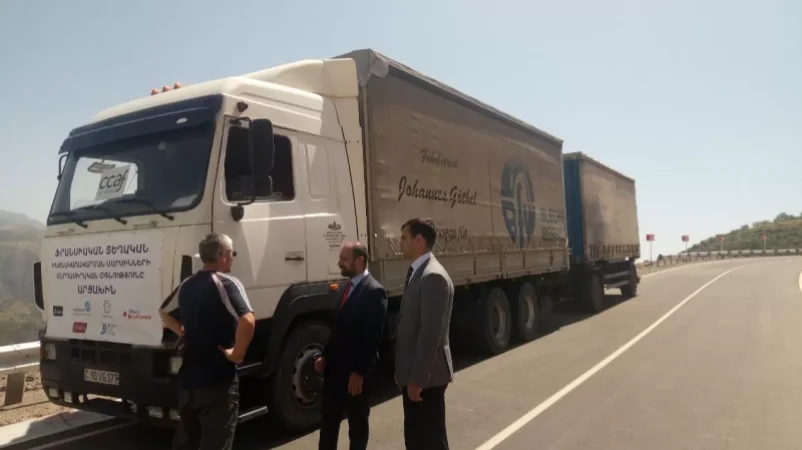 Ֆրանսիական բեռնատարները Լաչինի միջանցքի մոտ կլինեն օգոստոսի վերջին