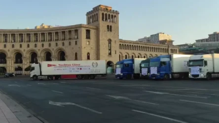 ՏԵՍԱՆՅՈՒԹ. Կոռնիձոր է շարժվել Արցախի համար Ֆրանսիայից ուղարկված հումանիտար բեռը