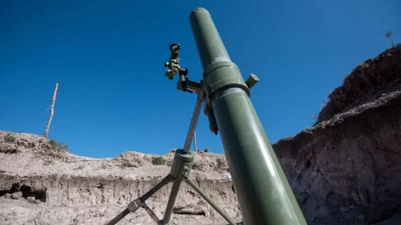 Azerbaijani Armed Forces Also Use Mortars