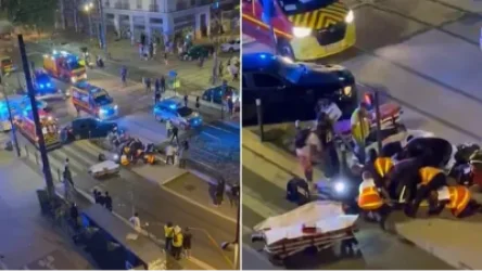 Մեքենան մխրճվել է ֆուտբոլի երկրպագուների ամբոխի մեջ․ Ֆրանսիա