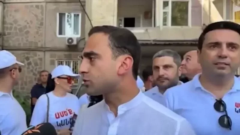 Ալեն Սիմոնյանը մասնակցում է ՔՊ-ի քարոզարշավին. ԱԺ-ից մեկնաբանում են