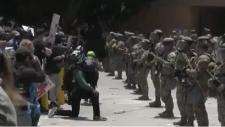 Ազգային գվարդիայի զորքերը ժամանել են Լոս Անջելես