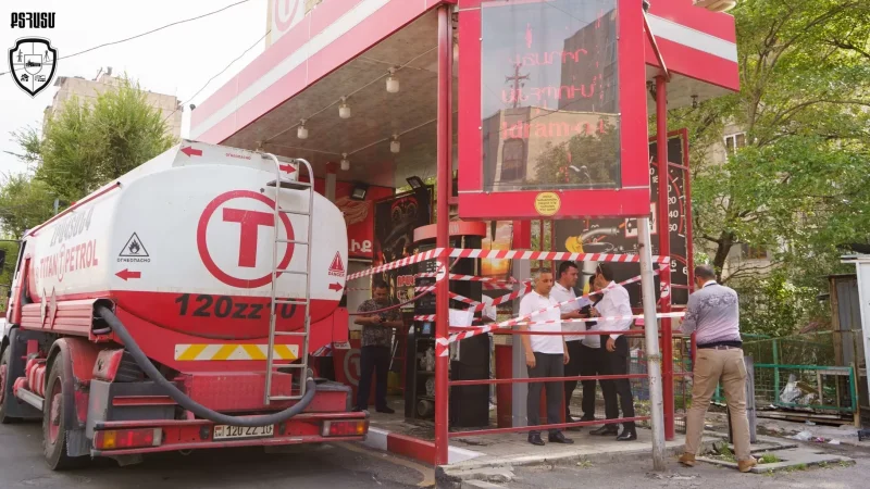Closure of Gas Stations at M. Heraci 12 and Avet Avetisyan 70/7