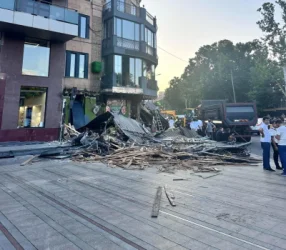 Ապամոնտաժման աշխատանքներ՝ Երևանի կենտրոնում