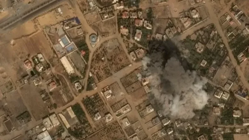 IMAGES: Aftermath of Israeli Strikes on Gaza Strip Captured in Satellite Photos