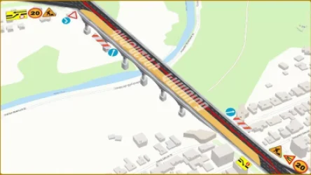 Դավթաշենի կամրջից դեպի Կոմիտասի պողոտա երթևեկությունը ժամանակավորապես կազմակերպվելու է հանդիպակաց երթևեկելի գոտով