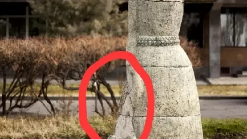 PHOTO: The 'Motherhood' Statue in Nor Nork Has Been in This Condition for Decades, Activist Says