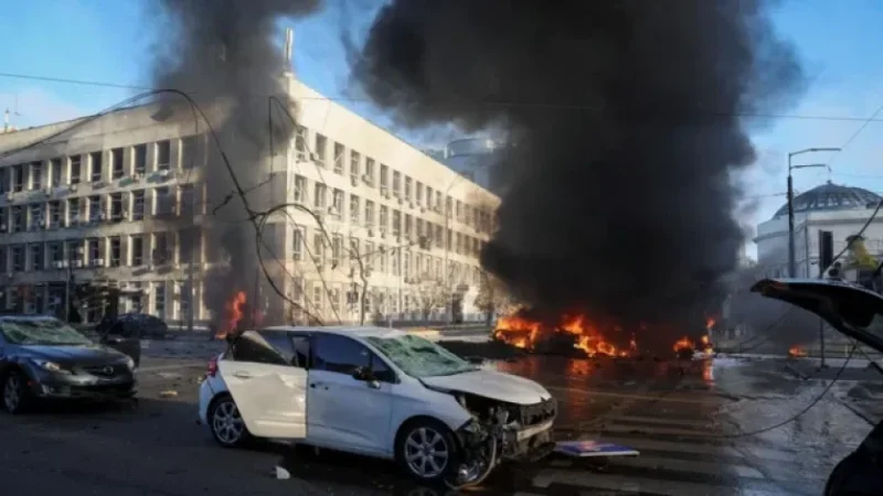 Տուժածներ, վնասված տներ և մեքենաներ. Ուկրաինան ենթարկվել է զանգվածային գնդակոծման