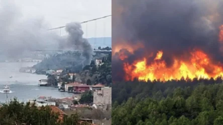 Խոշոր հրդեհ՝ Թուրքիայում․ Դարդանելի նեղուցում նավագնացությունը դադարեցվել է