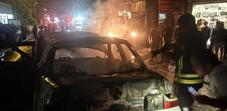 Գառնիում ավտոմեքենա է այրվել. կա տուժած