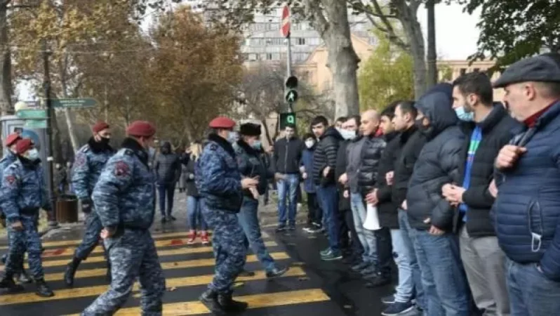 Երևանում ակցիայի 34 մասնակից տարվել է ոստիկանության բաժիններ