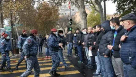 Երևանում ակցիայի 34 մասնակից տարվել է ոստիկանության բաժիններ