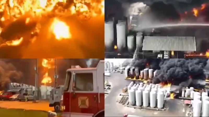 Հզոր պայթյուններ՝ ԱՄՆ-ի նավթավերամշակման գործարանում