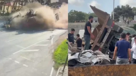 Բաքվում բեռնատարը կամրջից ընկել է մեքենայի վրա․ կան զոհեր և վիրավորներ