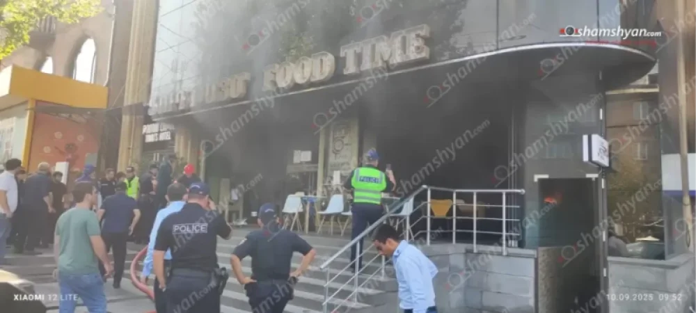 Գյումրիի սննդի կետերից մեկում հրդեհ է բռնկվել