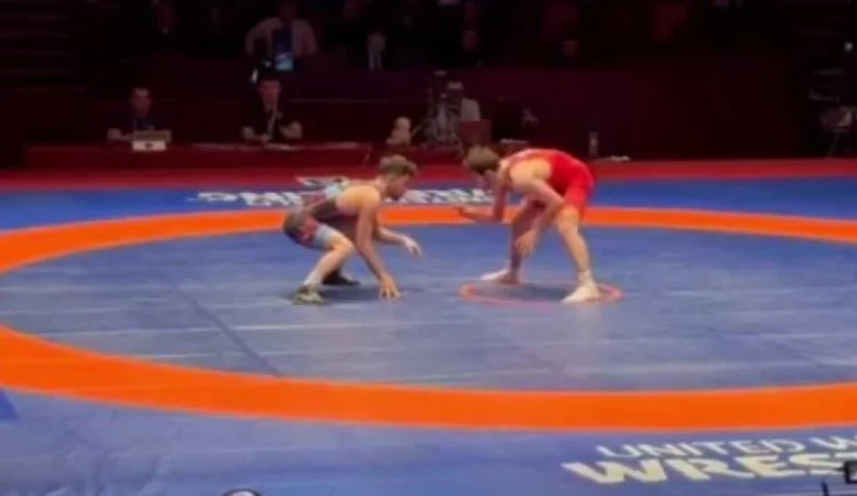 ՏԵՍԱՆՅՈՒԹ. Արսեն Հարությունյանի հաղթական մենամարտը՝ թուրք ըմբիշ Մուզամեթ Կարավուսի հետ