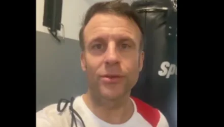 ՏԵՍԱՆՅՈՒԹ. Էմանուել Մակրոնը մարզասրահից կոչ է անում