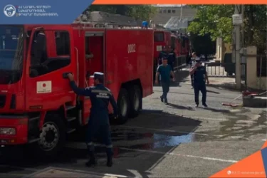 Հրդեհ է բռնկվել Երևանի հյուրանոցներից մեկի նկուղում